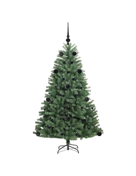 Albero di Natale Artificiale con Rami Pieghevoli Verde 150 cm