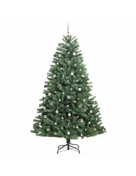 Albero di Natale Artificiale con Rami Pieghevoli Verde 270 cm