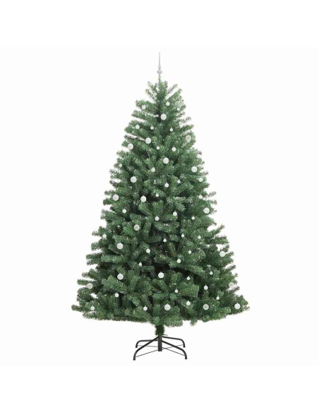 Albero di Natale Artificiale con Rami Pieghevoli Verde 270 cm