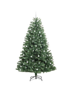 Albero di Natale Artificiale con Rami Pieghevoli Verde 270 cm