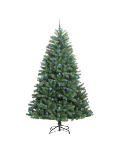 Albero di Natale Artificiale con Rami Pieghevoli Verde 270 cm