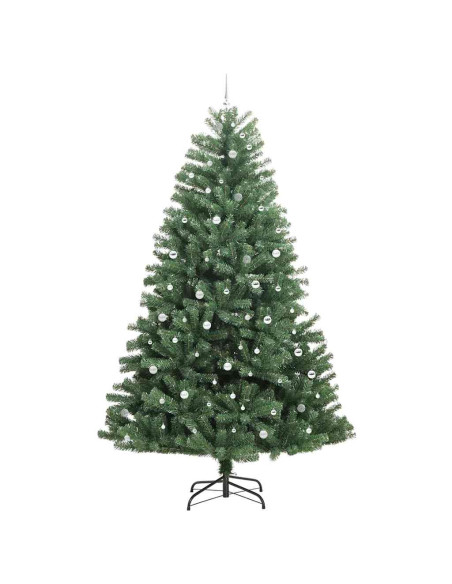 Albero di Natale Artificiale con Rami Pieghevoli Verde 300 cm