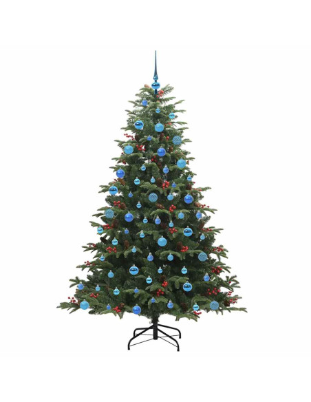 Albero di Natale artificiale con 300 LED Verde 180 cm