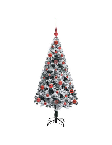 Albero di Natale artificiale con 150 LED Bianco 120 cm