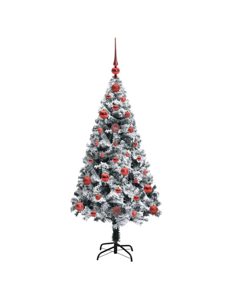 Albero di Natale artificiale con 150 LED Verde 120 cm