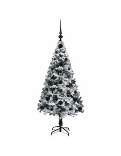 Albero di Natale artificiale con 150 LED Bianco 120 cm