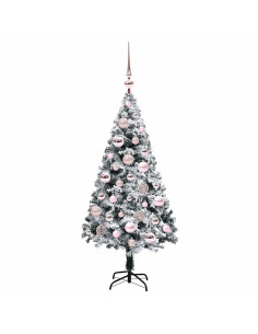 Albero di Natale artificiale con 150 LED Verde 120 cm