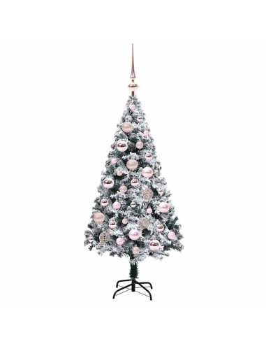 Albero di Natale artificiale con 150 LED Bianco 120 cm