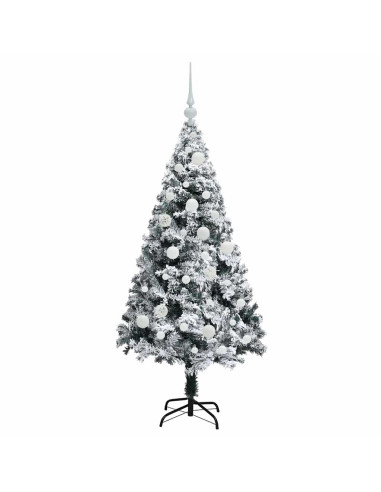 Albero di Natale artificiale con 150 LED Bianco 120 cm