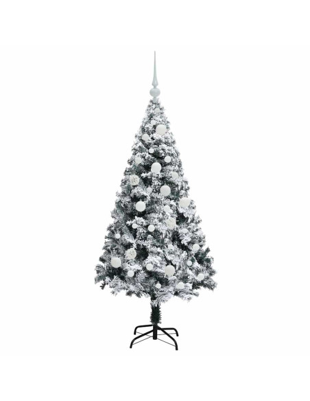 Albero di Natale artificiale con 150 LED Verde 120 cm