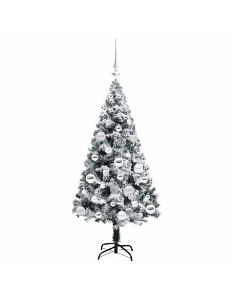 Albero di Natale artificiale con 150 LED Verde 120 cm