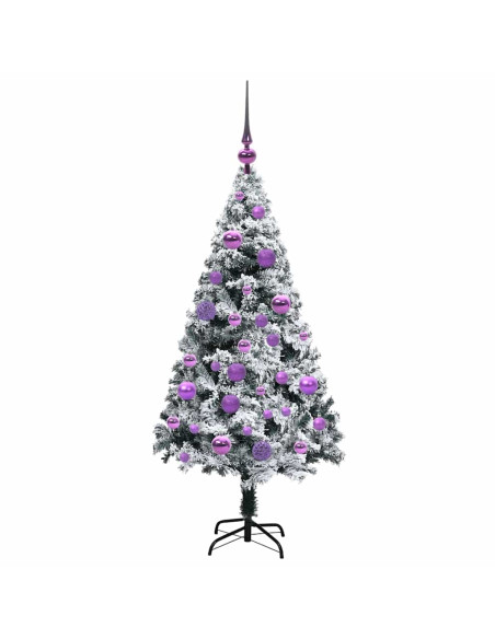 Albero di Natale artificiale con 150 LED Bianco 120 cm