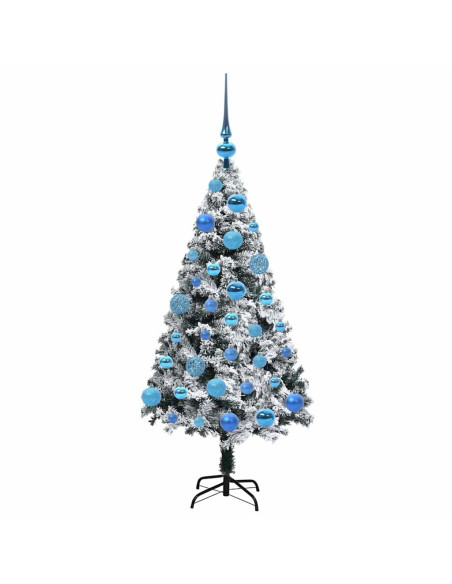 Albero di Natale artificiale con 150 LED Verde 120 cm