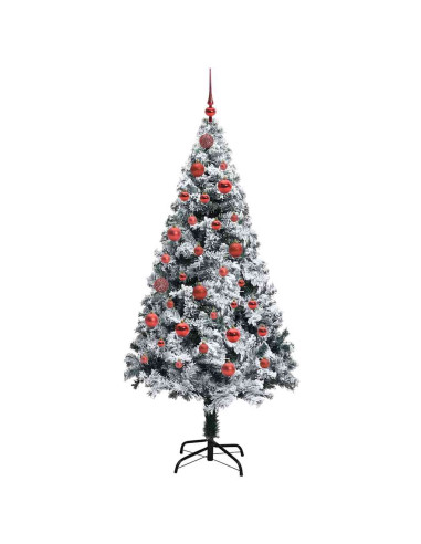 Albero di Natale artificiale con 150 LED Bianco 150 cm