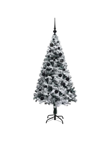 Albero di Natale artificiale con 150 LED Bianco 150 cm