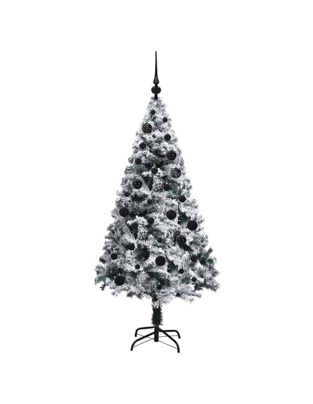 Albero di Natale artificiale con 150 LED Verde 150 cm