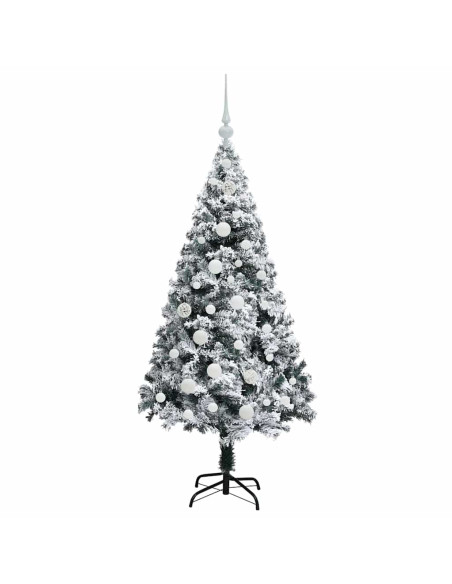 Albero di Natale artificiale con 150 LED Bianco 150 cm