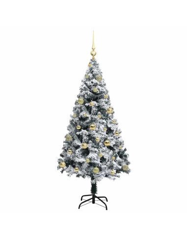 Albero di Natale artificiale con 150 LED Bianco 150 cm