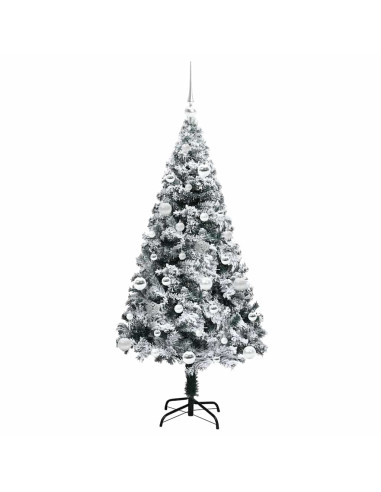Albero di Natale artificiale con 150 LED Bianco 150 cm