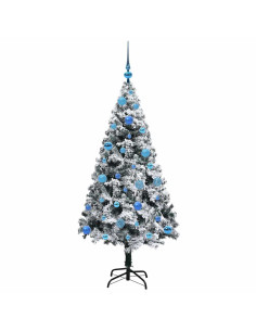 Albero di Natale artificiale con 150 LED Bianco 150 cm