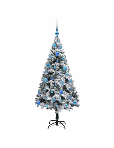 Albero di Natale artificiale con 150 LED Bianco 150 cm