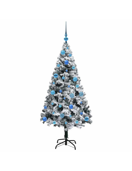 Albero di Natale artificiale con 150 LED Bianco 150 cm