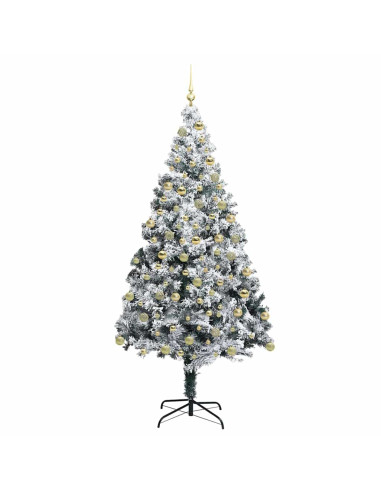 Albero di Natale artificiale con 300 LED Bianco 180 cm