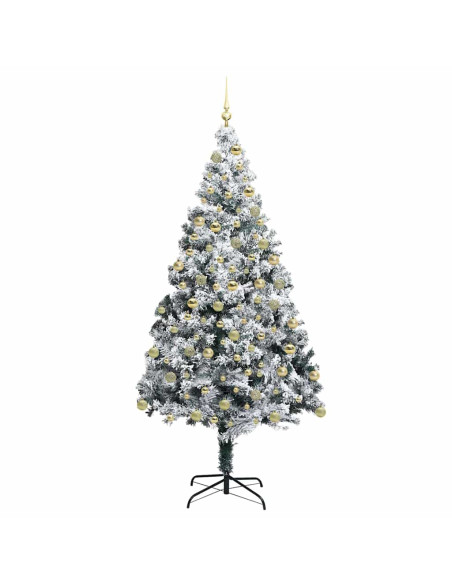 Albero di Natale artificiale con 300 LED Bianco 180 cm