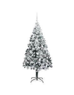 Albero di Natale artificiale con 300 LED Verde 180 cm