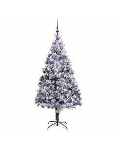 Albero di Natale artificiale con 300 LED Verde 180 cm