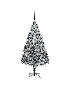Albero di Natale artificiale con 300 LED Verde 210 cm