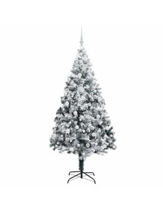 Albero di Natale artificiale con 300 LED Verde 210 cm