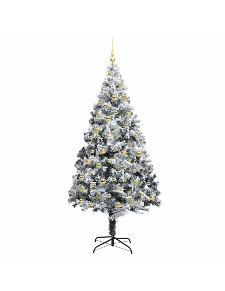 Albero di Natale artificiale con 300 LED Verde 210 cm