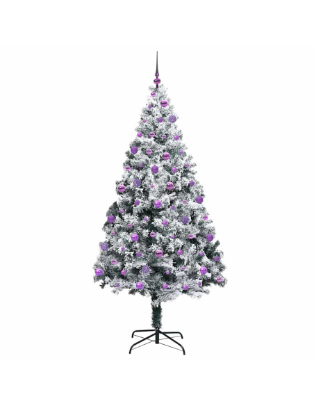 Albero di Natale artificiale con 300 LED Verde 210 cm