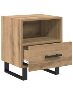 Armadio da Notte 2 pcs rovere artigianale 40 x 35 x 47,5 cm