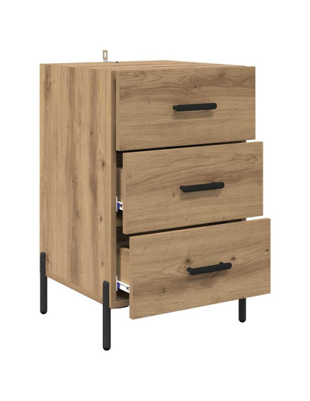 Armadio da Notte rovere artigianale 40 x 40 x 66 cm