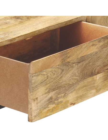 Tavolo Consolle 100x35x76 cm in Legno Massello di Mango