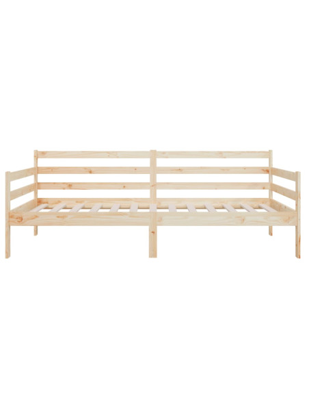 Dormeuse senza Materasso 80x200 cm in Legno Massello di Pino