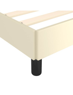 Giroletto senza Materasso Crema 120x190 cm Similpelle