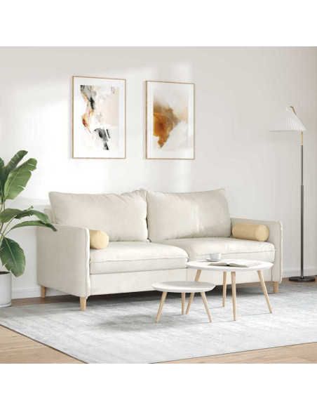 Cuscini a rullo 2 pcs Grigio Verde Ø 15 x 40 cm