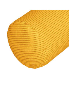 Cuscini a rullo 2 pcs Giallo Chiaro Ø 15 x 40 cm 2