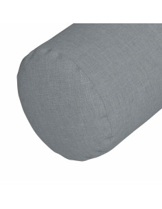 Cuscini a rullo 2 pcs Grigio chiaro Ø 25 x 70 cm Tessuto 2