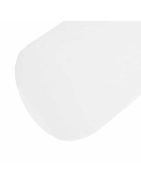Cuscini a rullo 2 pcs Bianco Ø 25 x 70 cm Tessuto