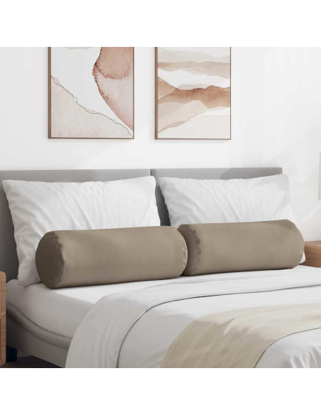 Cuscini a rullo 2 pcs Talpa Ø 25 x 70 cm Tessuto in Microfibra