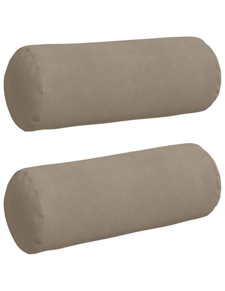 Cuscini a rullo 2 pcs Talpa Ø 25 x 70 cm Tessuto in Microfibra