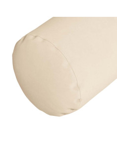 Cuscini a rullo 2 pcs Beige Ø 25 x 70 cm Tessuto in Microfibra 2