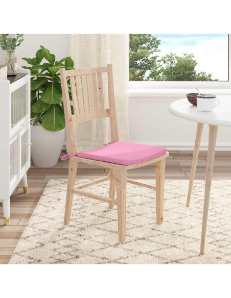 Cuscini per Seduta 4 pcs Rosa 40 x 40 x 3 cm Tessuto