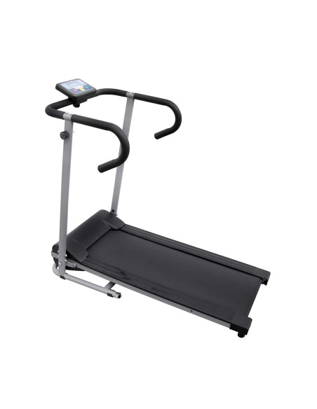 Tapis roulant elettrico 100x35 cm nero e argento