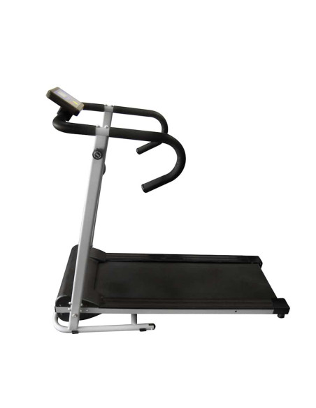 Tapis roulant elettrico 100x35 cm nero e argento