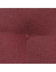 Cuscino per Schiena Rosso Vino 45 x 24 x 50 cm Tessuto 2